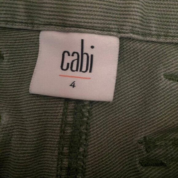 🌿 Cabi Olive Utility Slim Pants | Size 4 | Soft Stretch Fit - Picture 7 of 8